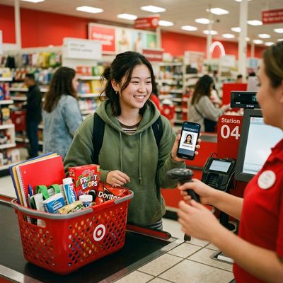 College student using a laptop to find student discounts and deals in the USA